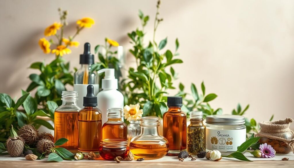 Ingredientes orgánicos para belleza
